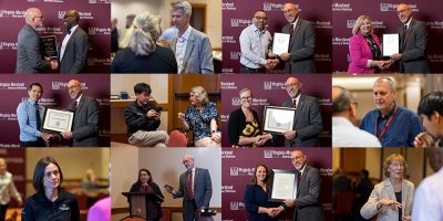 Virginia-Maryland College of Veterinary Medicine's 2025 Faculty Awards Ceremony photo collage.