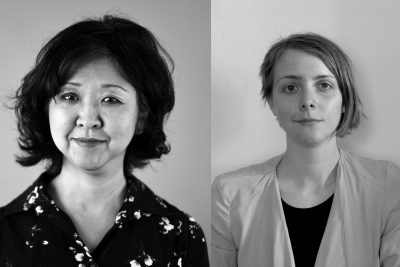 Headshots of Aki Ishida and Miranda Shugars