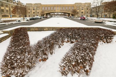 Winter on-campus photo